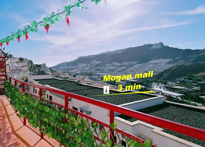 Big Puerto Rico Streetfront With Private Saltwater Pool, Kitchen, 3 Terraces& Private Parking , Near Shopping Center * Puerto Rico (Gran Canaria)